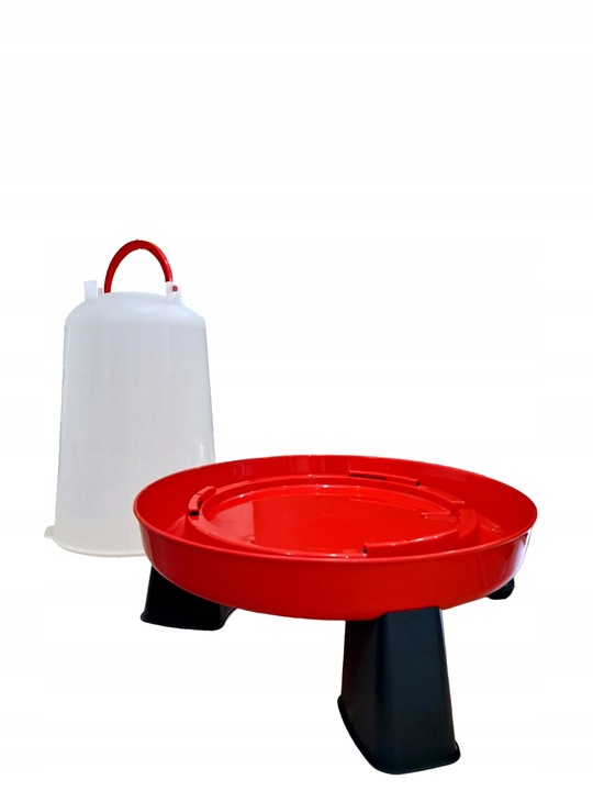 POIDŁO DLA DROBIU KUR 10L NA NÓŻKACH ZAKRĘCANE HIT