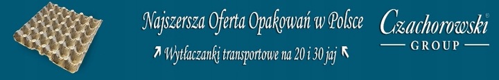 Białe Opakowanie na 10 Jaj IMA- 50szt