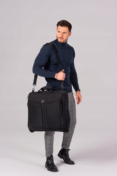 Solidna TORBA męska podróżna POKROWIEC na garnitur Hugh Butler Alfred