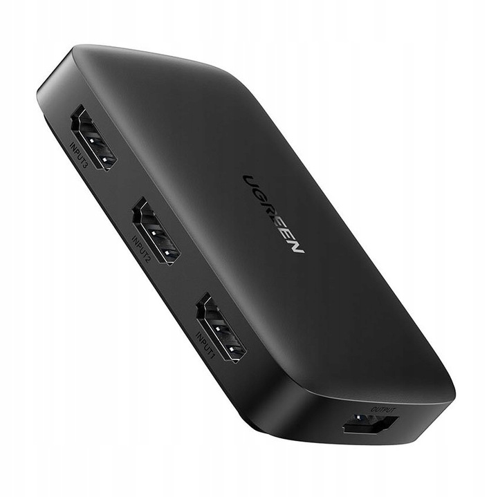 UGREEN Rozdzielacz Przełącznik Switch Adapter 3w1 3x HDMI 1.4 4K Z Pilotem