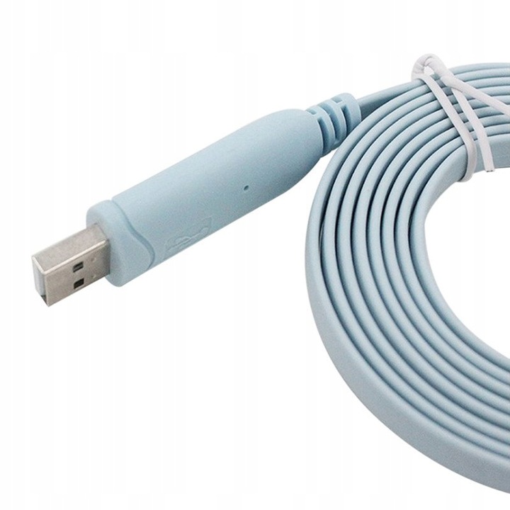 KABEL KONSOLOWY USB 2.0 RS232 WIN10 KONFIGURACJI URZĄDZEŃ CISCO RJ45 1,8m