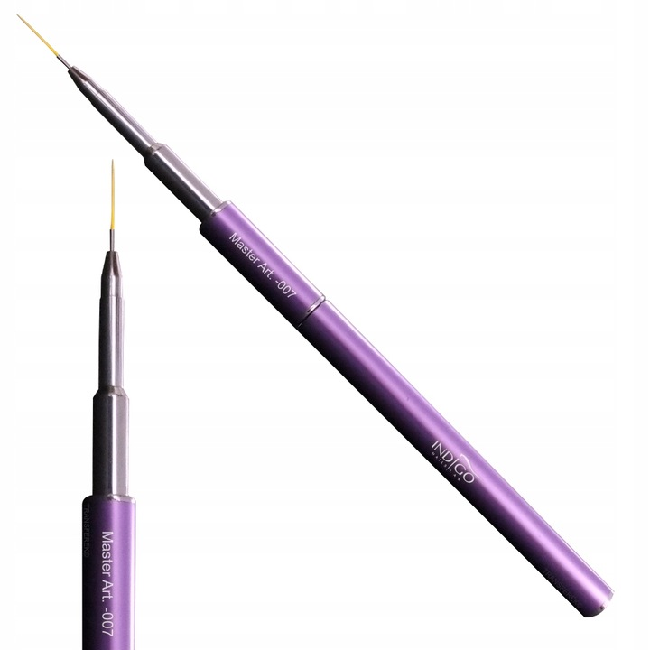 INDIGO pędzel 007 master art 12mm do zdobień zdobienia metalowy #007