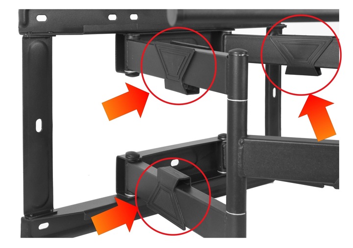100kg Uchwyt do Telewizora 85 86 98 100 cali Ultra Mocny Wieszak TV