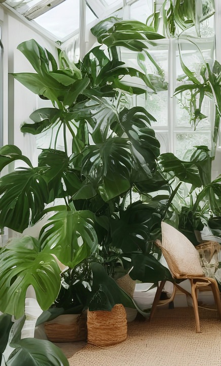 Monstera Deliciosa, Piękna , DUŻA ~ 50 cm