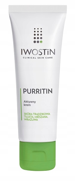 Iwostin Purritin Aktywny Krem Na Trądzik x2