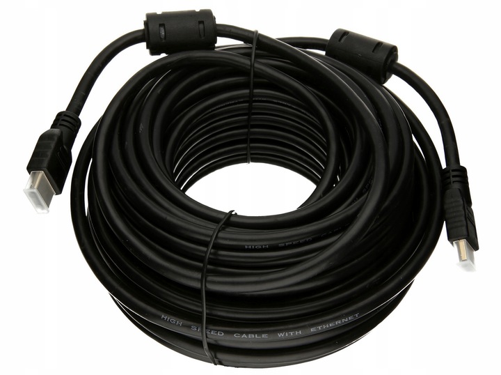 Kabel HDMI 20M PRZEWÓD GIĘTKI HIGH SPEED FULL HD 3D 1.4b 2160P 4K -