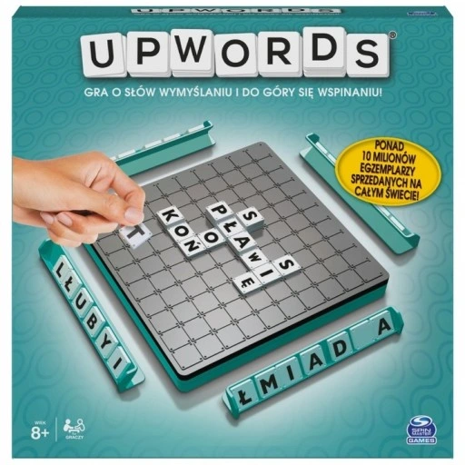 Gra UpWords 6062373 SPIN MASTER polska wersja Scrabble