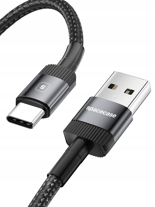 SPACECASE KABEL USB USB-C TYP-C QUICK CHARGE 3.0 200CM SZYBKIE ŁADOWANIE