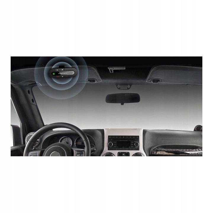 ZESTAW GŁOŚNOMÓWIĄCY SAMOCHODOWY BLUETOOTH 5.0 EDR