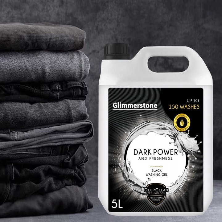 GLIMMERSTONE UNIWERSALNY PŁYN ŻEL DO PRANIA DO CZARNEGO 5L 150 PRAŃ
