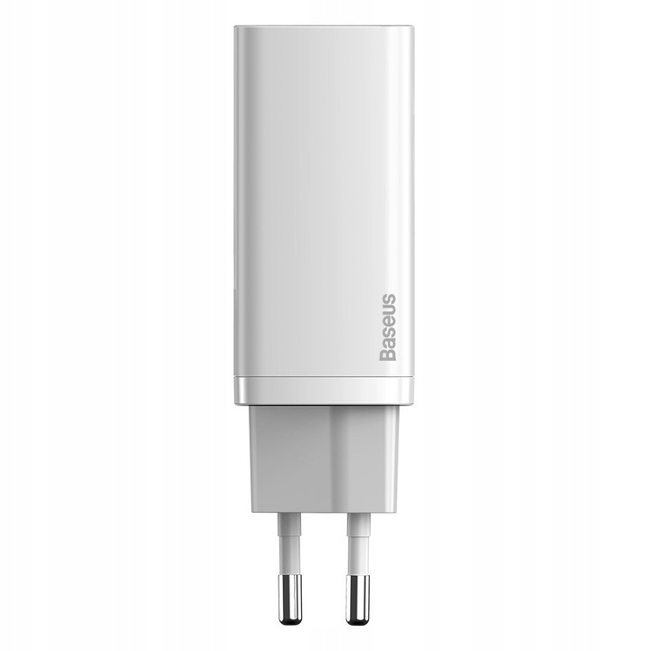 Ładowarka sieciowa Baseus GaN2 USB-A, USB-C PD, QC, zasilacz, kostka 65W