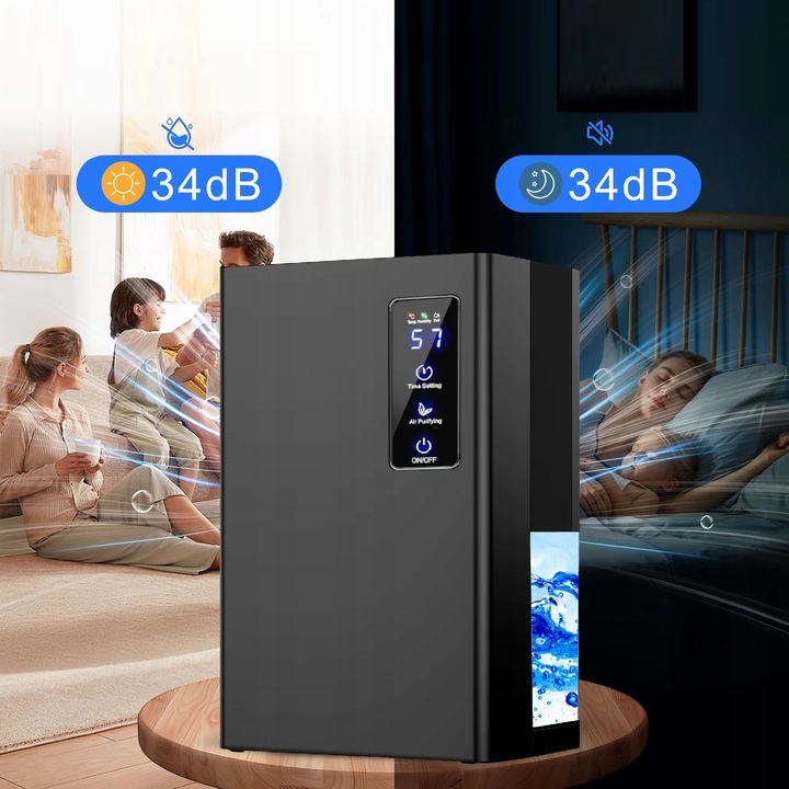 Osuszacz powietrza ULTRA WYDAJNY AUTOMATYCZNY DOMOWY pochłaniacz