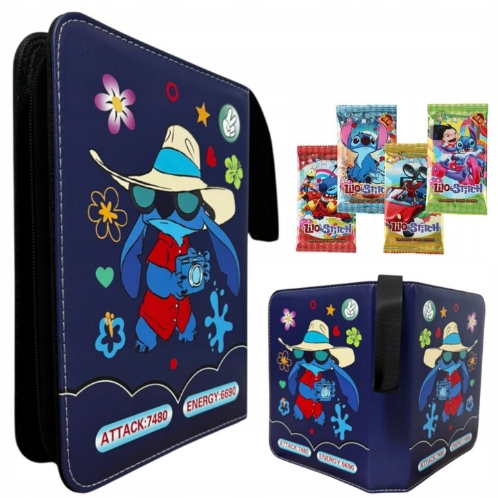 LILO & STITCH ALBUM KLASER NA KARTY SEGREGATOR NA 400 KART + 40 KART GRATIS