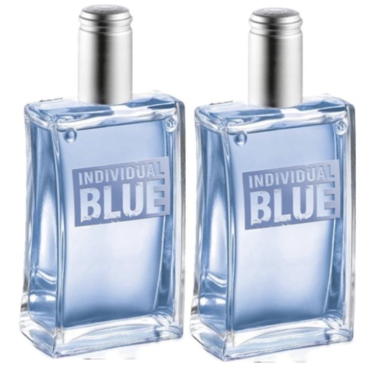 AVON 2 x Individual Blue 100 ml Perfumy Męskie dla Niego Zestaw 2w1