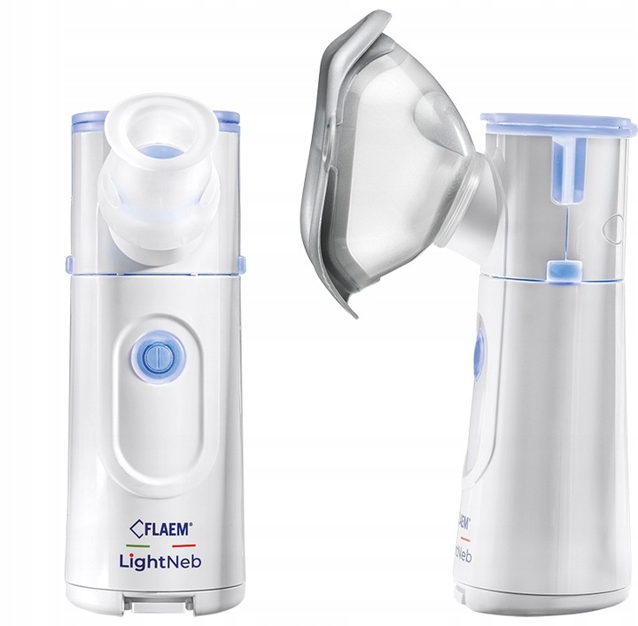 INHALATOR MEMBRANOWY SIATECZKOWY FLAEM LIGHTNEB PRZENOŚNY TRYB NOCNY CICHY