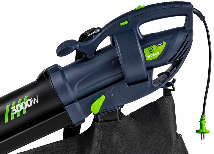 ELEKTRYCZNA DMUCHAWA OGRODOWA 35L DO LIŚCI 3000W ROZDRABNIACZ