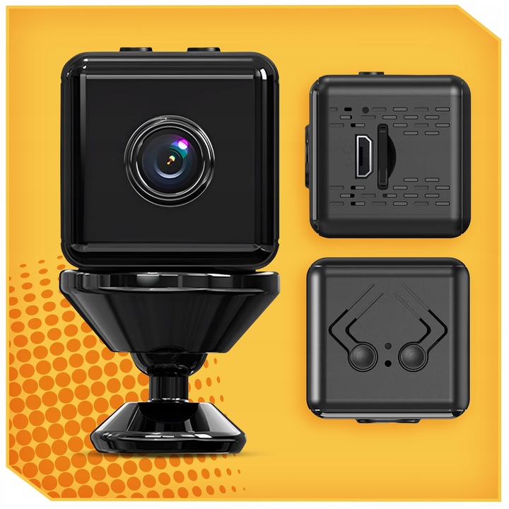 Mini kamera szpiegowska SMART detekcja ukryta kamerka Mała WIFI 4K