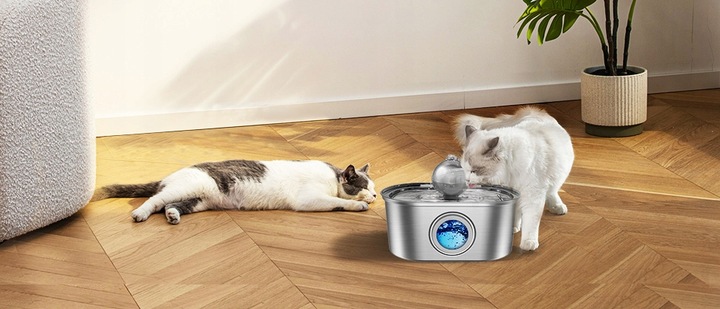 POIDEŁKO DLA KOTA PSA FONTANNA POIDŁO MISKA AUTOMATYCZNA CICHA FILTR