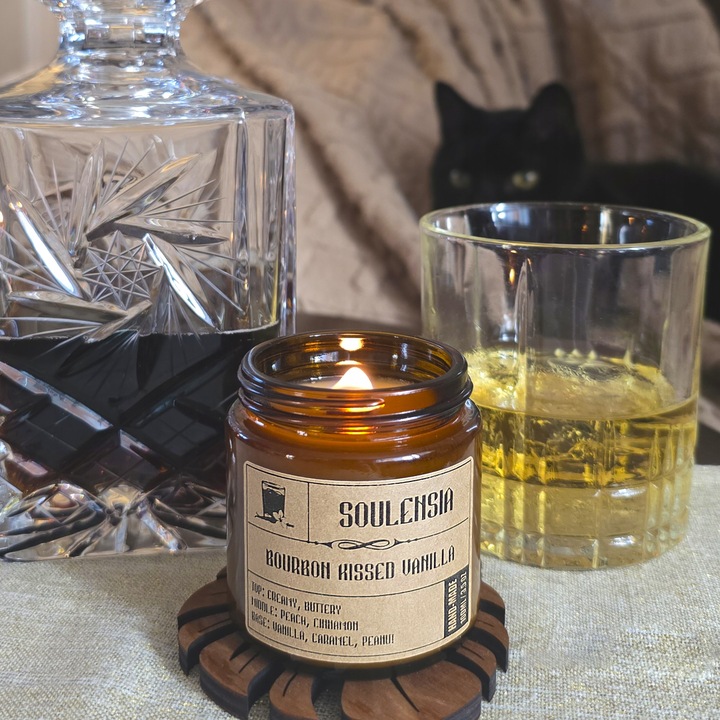 Zestaw Jesień Świece Sojowe na prezent w słoiku, handmade, 4x Świeca 100 ml