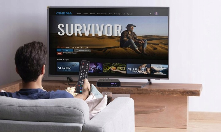 ODTWARZACZ MULTIMEDIALNY PLAY BOX 2 4K NETFLIX YOUTUBE DISNEY IPTV HBO