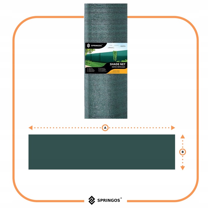 SIATKA CIENIUJĄCA MASKUJĄCA 90% NA PŁOT OGRODZENIE OSŁONOWA 1,5x50m +