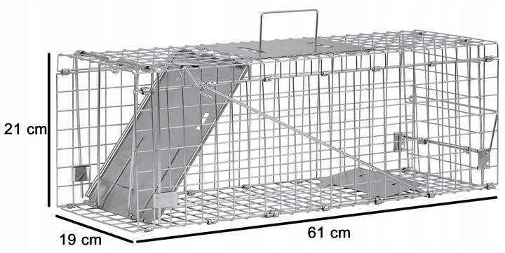 Pułapka łapka klatka na kuny łasice łaski szczury