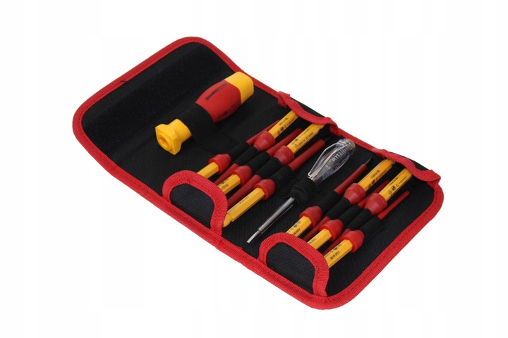 Zestaw wkrętaków izolowanych w etui / 1000V 12 sztuk