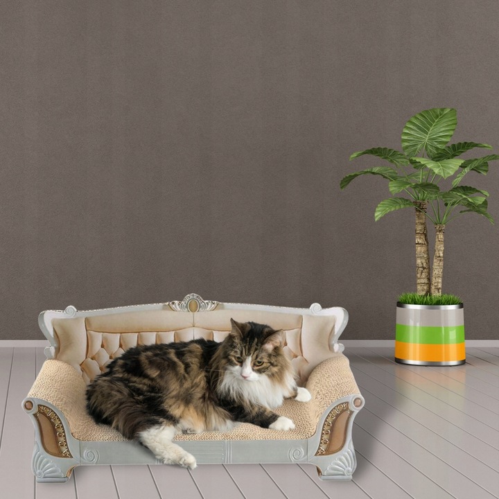 Drapak Tekturowy Dla Kota SOFA Legowisko Karton Kanapa Leżak 52cm