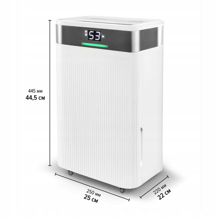 Osuszacz powietrza MYCOND Tibo Eco 12l/24h z Wi-Fi +Timer + Higrostat