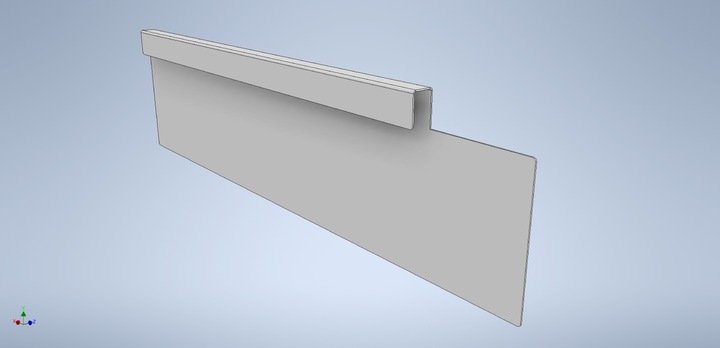 BLUM Szafka Dodatkowe Boki Do Szuflad 500x199 Tandembox Białe