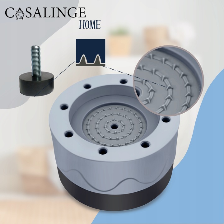 MATA ANTYWIBRACYJNA POD PRALKĘ ZMYWARKĘ GUMA PODKŁADKI ANTYWIBRACYJNE SZARE