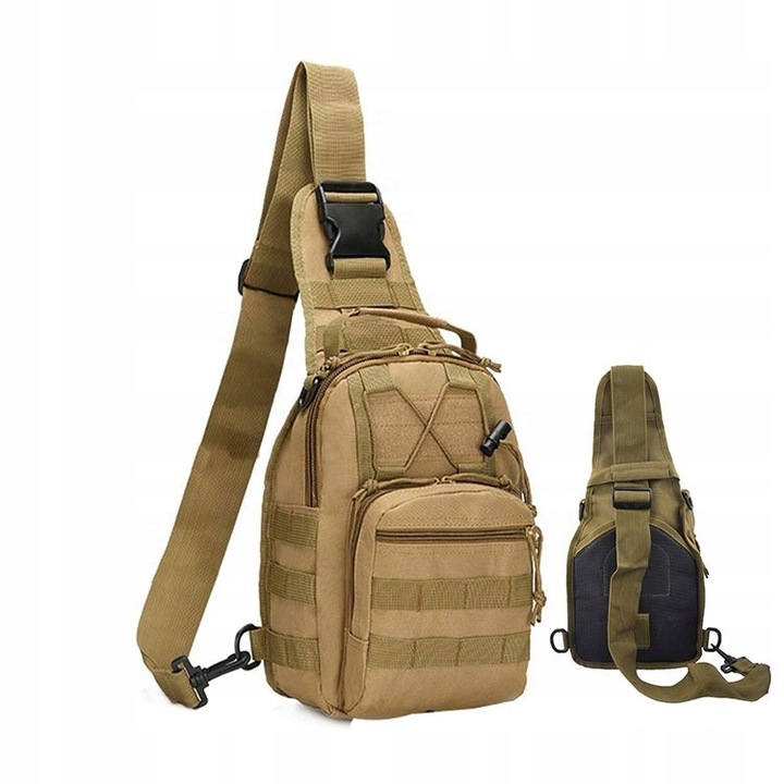 Plecak WOJSKOWY TAKTYCZNY Miejski Do Pracy Wycieczki Torba na Jedno Ramię