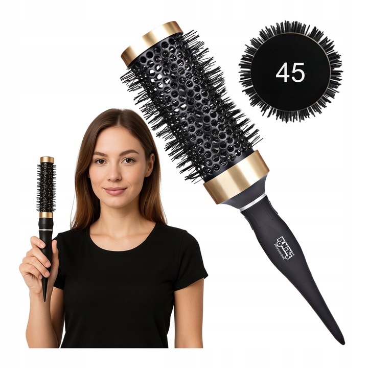Zestaw Szczotek Fryzjerskich Okrągłych Do Modelowania Włosów Ceramicznych 4