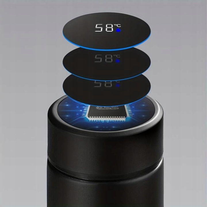 Kubek Termiczny z Czujnikiem Temperatury + Grawer Prezent Dla Niej Niego