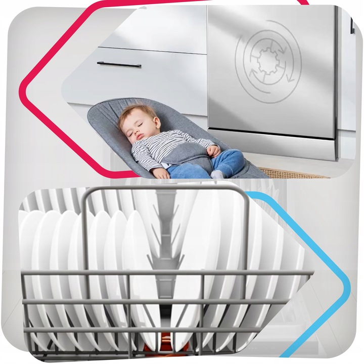 Zmywarka do zabudowy Amica DIM41 45 cm 9 kompletów SteamPower LED