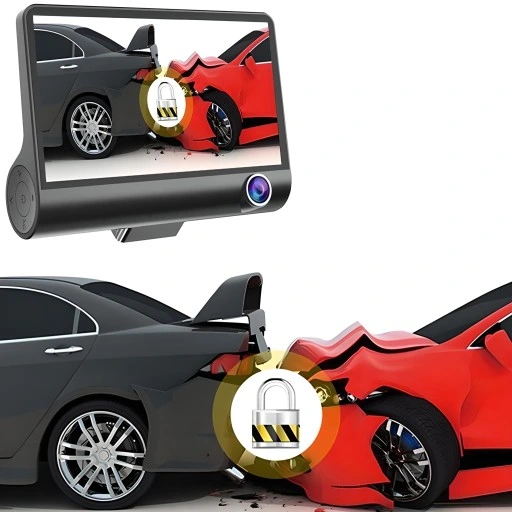 REJESTRATOR JAZDY KAMERA COFANIA FULL HD 3 KAMERY