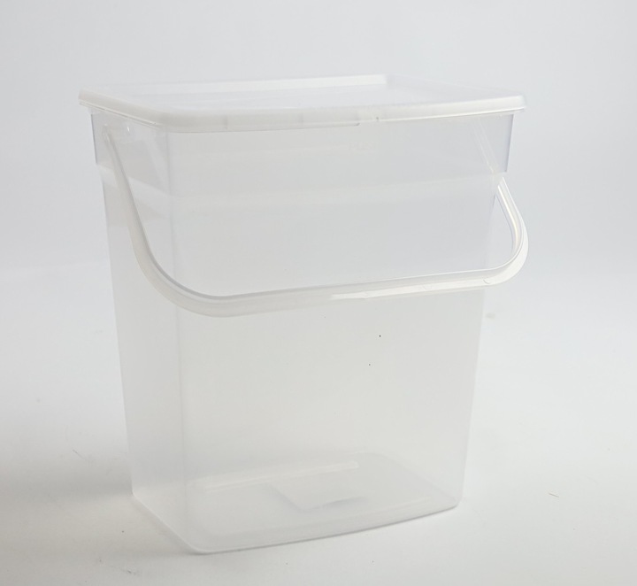 POJEMNIK NA DETERGENTY PROSZEK KAPSUŁKI DO PRANIA 6L Z UCHWYTEM ZESTAW