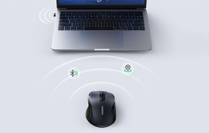 MYSZ OPTYCZNA BEZPRZEWODOWA USB 2.4GHZ 4000 DPI UGREEN MYSZKA KOMPUTEROWA