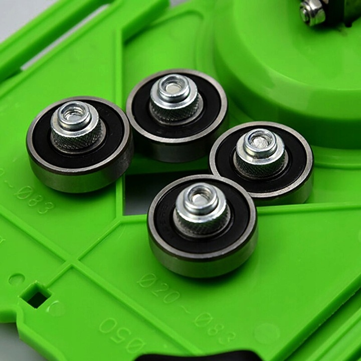 PROWADNICA DO OTWORNIC PODWÓJNA PRZYSSAWKA WZORNIK PRZYMIAR