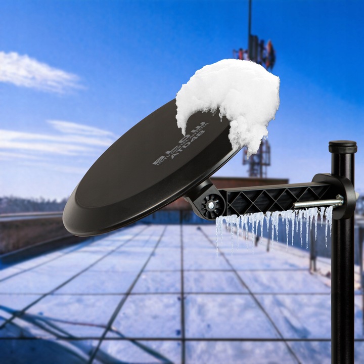 AKTYWNA ANTENA ZEWNĘTRZNA DO TV NAZIEMNEJ DOOKÓLNA 360 DVB-T 4K LTE