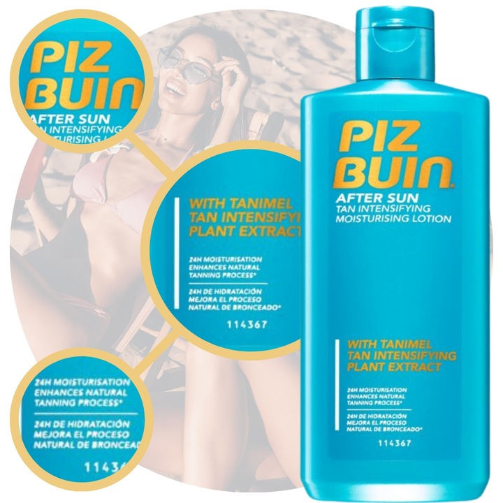 Piz Buin After Sun Nawilżające Mleczko Po Opalaniu 200ml