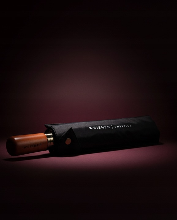 WEISNER | PARASOLKA PARASOL DAMSKA MESKI SKLADANA PRZECIWDESZCZOWY