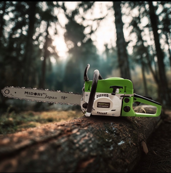 PIŁA SPALINOWA PILARKA DO DREWNA ŁAŃCUCHOWA 6.2KM +2 PROWAD +OLEJ +2x