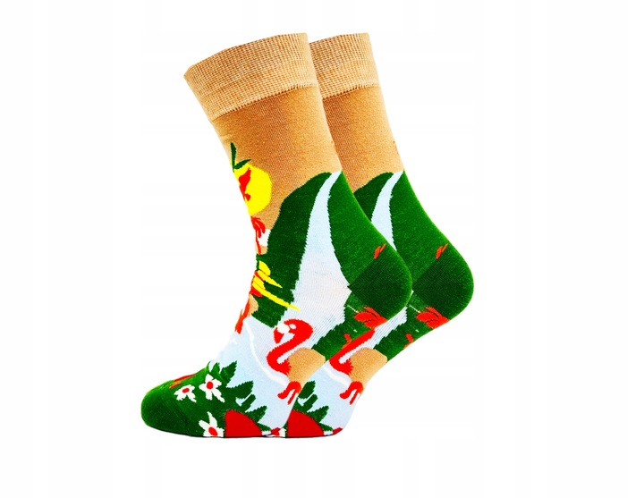 10 Par Skarpety Męskie Śmieszne Bawełna Wysokie Skarpetki 43-46 BAWEŁNIANE