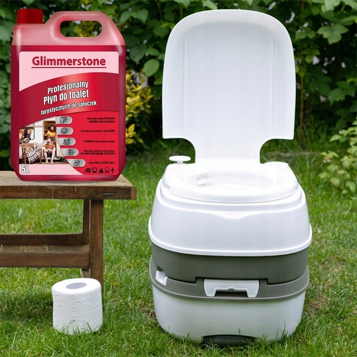 PŁYN DO TOALET TURYSTYCZNYCH DO SPŁUCZEK RED CZERWONY KWIATOWY TOI TOI 5L