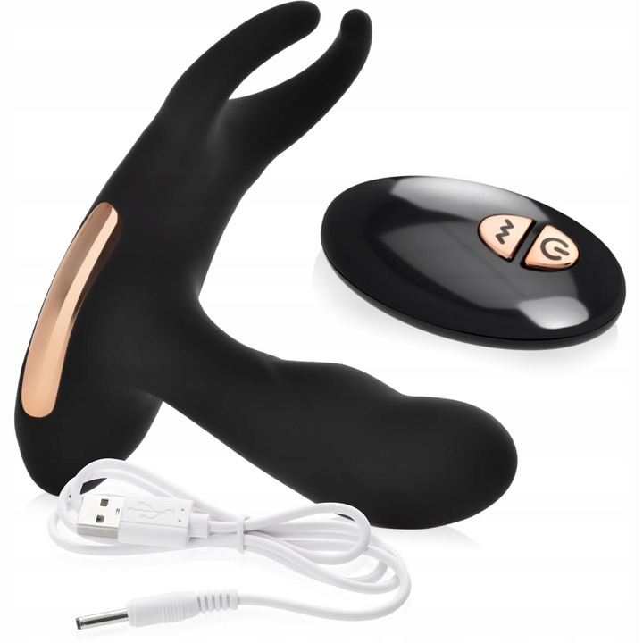 PODGRZEWANY MASAŻER PROSTATY 45stC WIBRATOR DLA PANÓW MASAŻER KROCZA JĄDER