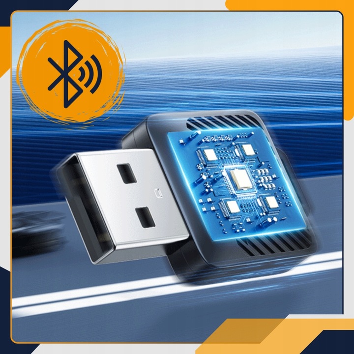 Mini Bezprzewodowy Adapter 2w1 CarPlay Android Auto WiFi Bluetooth