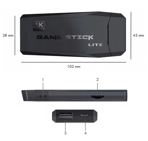 KONSOLA RETRO TV GRA TELEWIZYJNA EMULATOR BEZPRZEWODOWE PADY