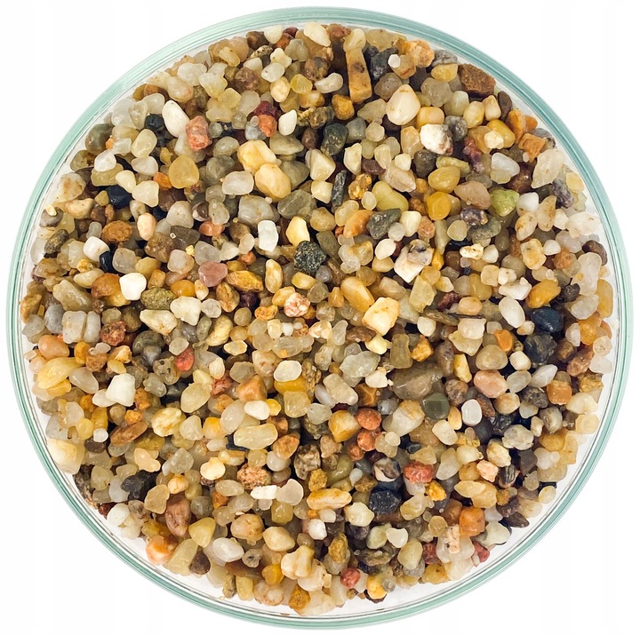 ŻWIREK ŻWIR PIASEK KWARCOWY DO AKWARIUM BURSZTYNOWY POD ROŚLINY 3-5mm 10KG
