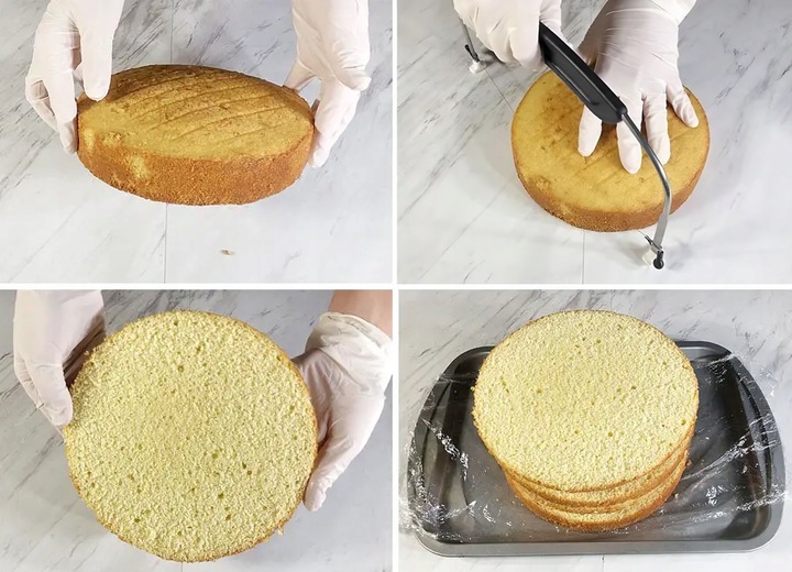 NÓŻ STRUNOWY DO CIĘCIA TORTU BISZKOPTU ERGONOMICZNA RĄCZKA WZMOCNIONY